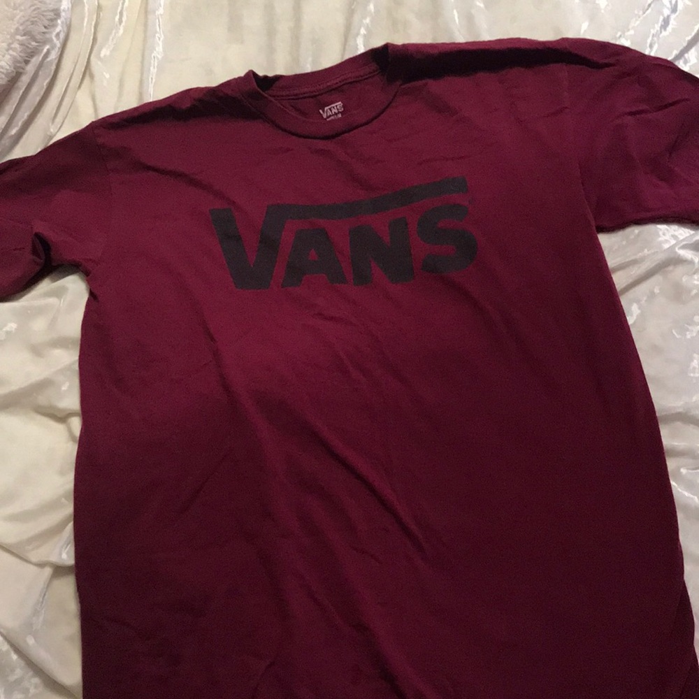Maroon Vans T-Shirt